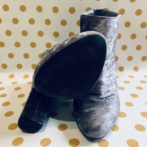 Velvet Ankle Boots - Picture 3 of 4